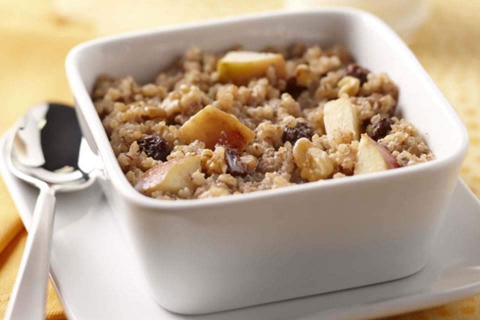 Apple Raisin Breakfast Quinoa