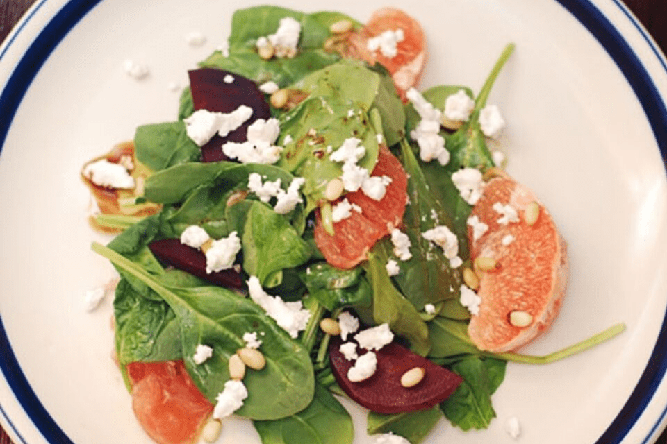 Beet and Grapefruit Salad with Cabot Clothbound Cheddar