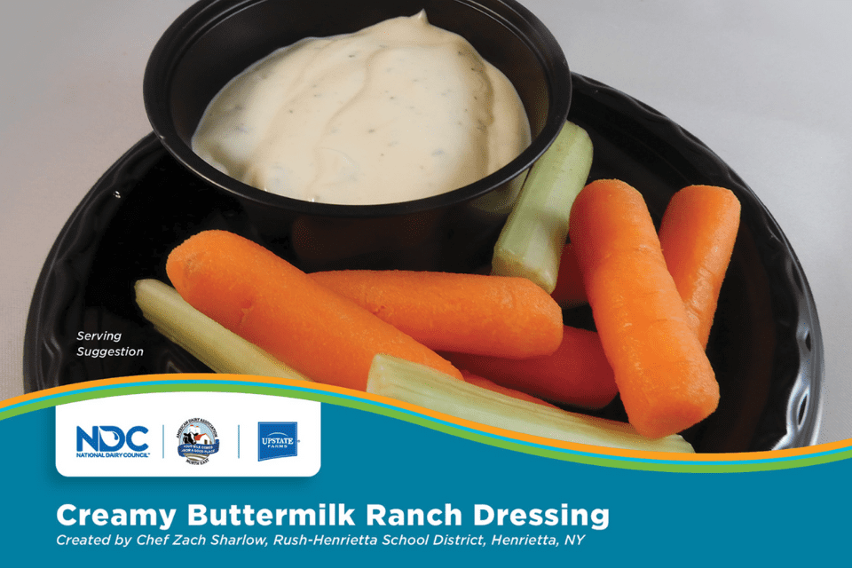 Creamy Buttermilk Ranch Dressing New England Dairy