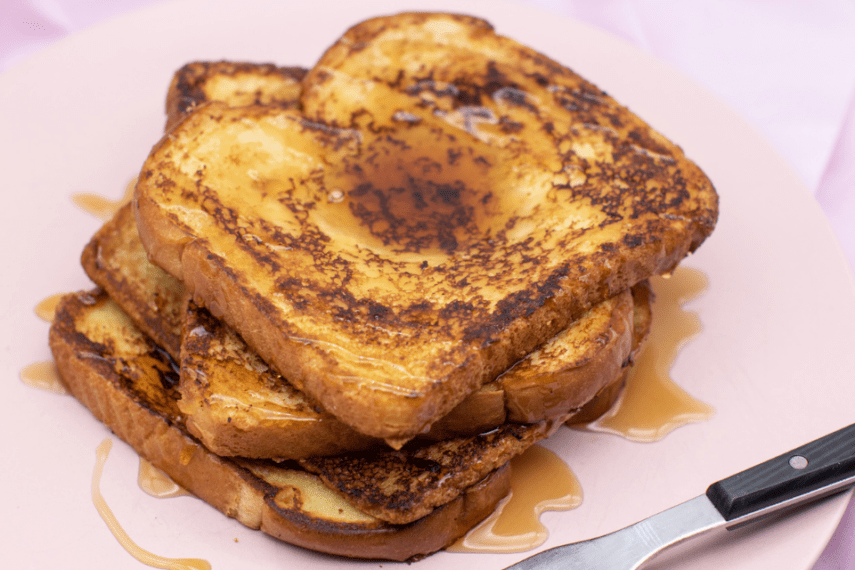 French Toast with maple syrup