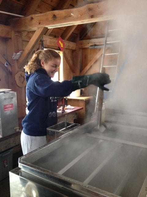 Fairfield Center School Makes Maple Syrup