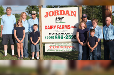 Jordan dairy farm group shot