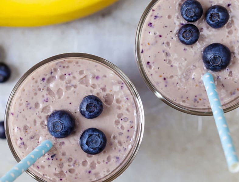 blueberry yogurt smoothie