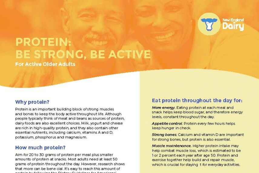 protein for adult infographic