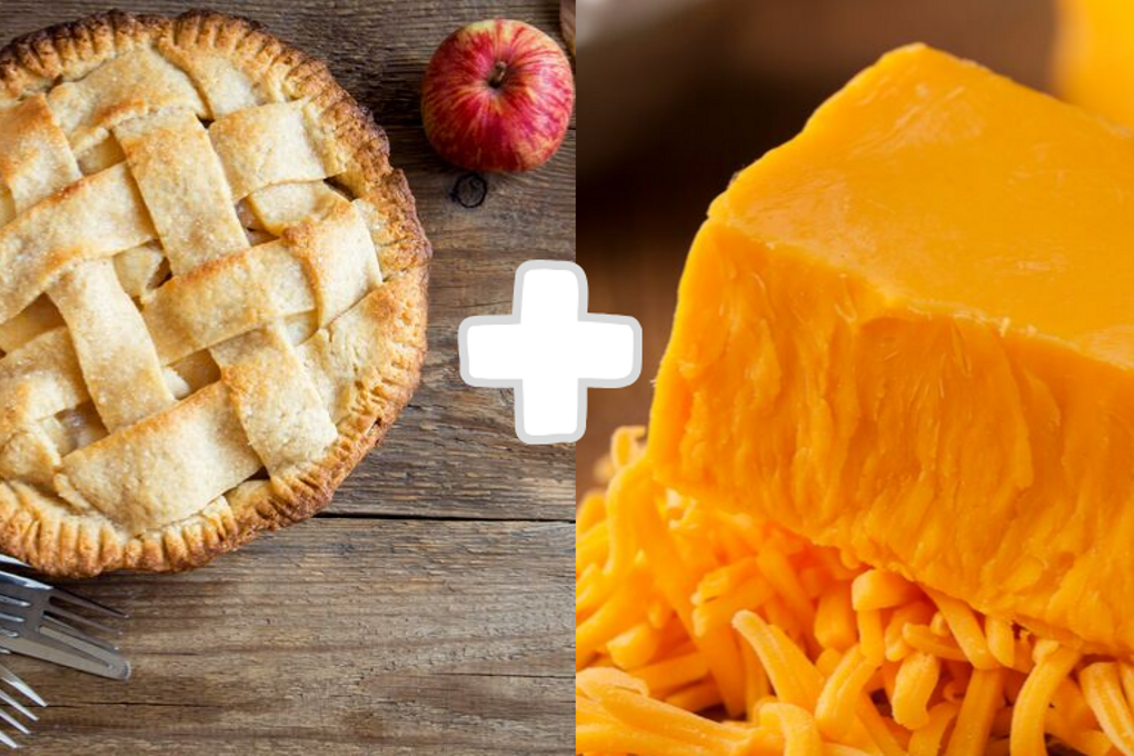 apple pie and cheddar cheese