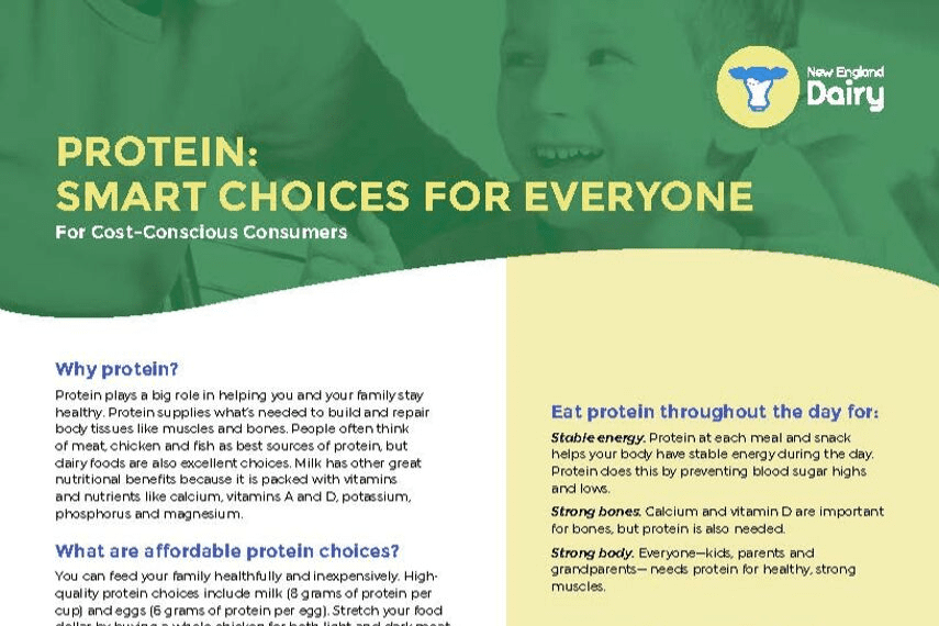 protein for everyone infographic
