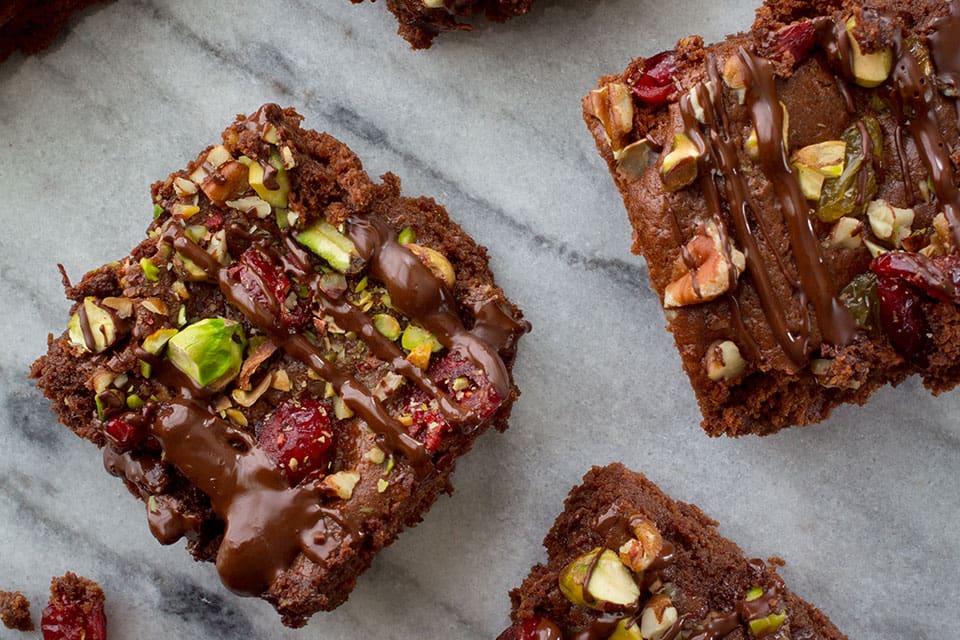 trail mix brownies